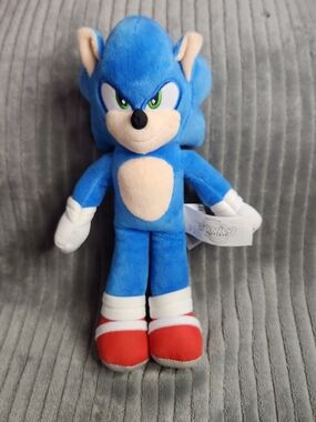 Sonic 3 Plush Sonic the Hedgehog Movie 3 Blue 9" Soft Doll Toys Licensed